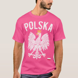 Polen Stolz Vintager Stil Retro-Look Polnischer Ad T-Shirt