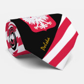 Polen Streifen Krawatte, Wirtschaft Polnischer Fla Krawatte (Gerollt)