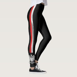 Polen-Streifenflagge Leggings