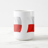 Polen Tasse der Flagge (Mittel)
