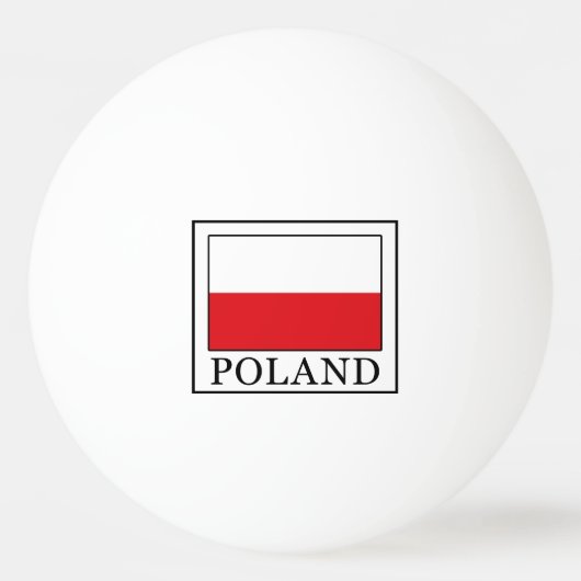Polen Tischtennisball (Vorderseite)
