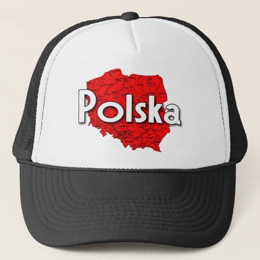 Polen Truckerkappe (Vorderseite)