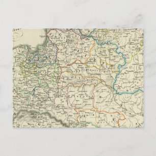 Polen und Litauen 1386-1572 Postkarte