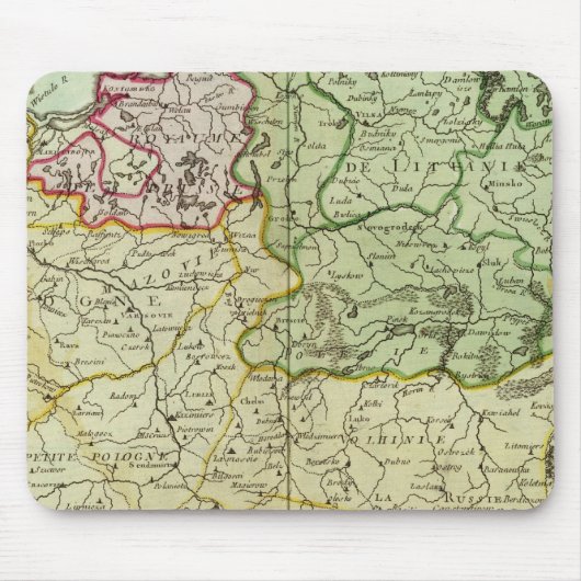 Polen und Litauen Mousepad (Vorne)