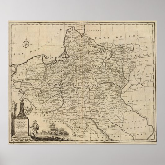 Polen und Litauen Poster (Vorne)