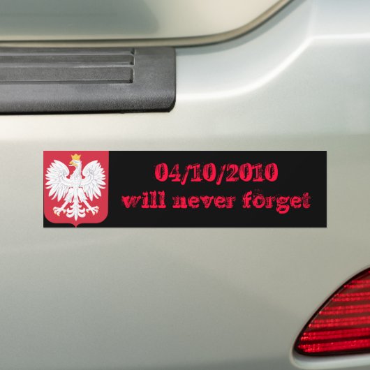 Polen vergisst nie autoaufkleber (Auf Auto)
