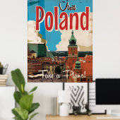 Polen Vintage Travel Poster (Heimbüro)