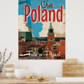 Polen Vintage Travel Poster (Küche)