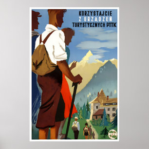 Polen Wandern Kunst Reise Druck Polnisches Poster