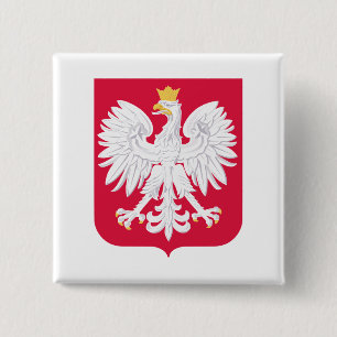 Polen-Wappen Button