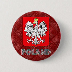Polen-Wappen Button