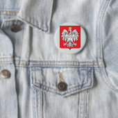 Polen-Wappen Detail Button (Beispiel)