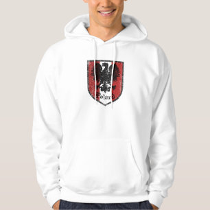 Polen-Wappen Flaggen-Sweatshirt Hoodie