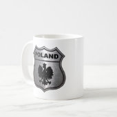 Polen-Wappen Kaffeetasse (Vorderseite Links)