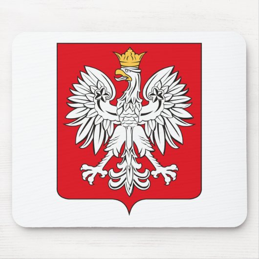 Polen-Wappen Mousepad (Vorne)