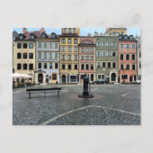 Polen Warschauer Altstädter Ring Foto Postkarte (Vorderseite)