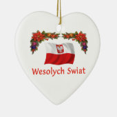 Polen-Weihnachten Keramikornament (Rechts)