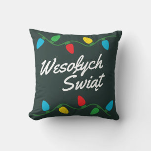 Polen Weihnachtsdekor Kissen