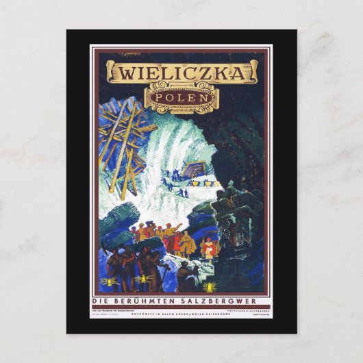Polen Wieliczka Postkarte (Vorderseite)