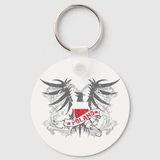 Polen Winged Schlüsselanhänger (Vorderseite)