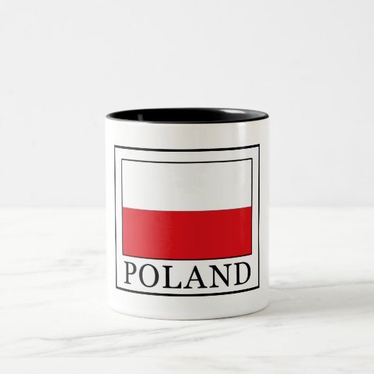 Polen Zweifarbige Tasse (Mittel)