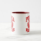 Polen Zweifarbige Tasse (Mittel)