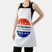 Polenarbeiter tun es für die Demokratie Schürze (InSitu)