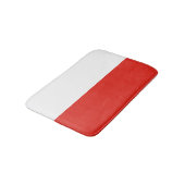 Polenflagge Badematte (Schrägansicht)