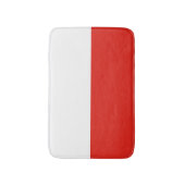 Polenflagge Badematte (Vorderseite Vertikal)