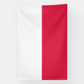 Polenflagge Banner (Vertikal)