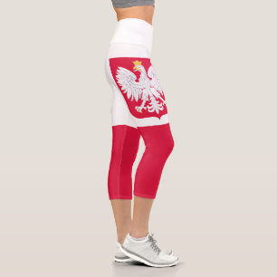 Polenflagge Capri Leggings