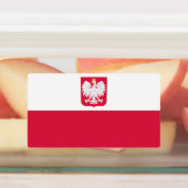 Polenflagge Etiketten (Befestigt)