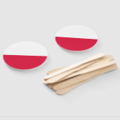 Polenflagge Fächer (Non-assembled)