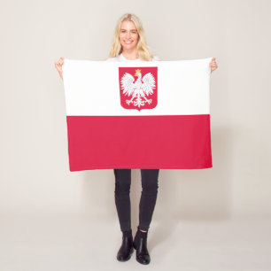 Polenflagge Fleecedecke