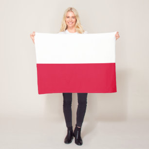 Polenflagge Fleecedecke