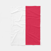 Polenflagge Fleecedecke (Vorderseite)