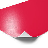 Polenflagge Fotodruck (Ecke)