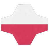 Polenflagge Fußball (Flach)