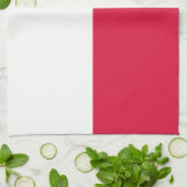 Polenflagge Geschirrtuch (Gefaltet)