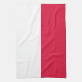 Polenflagge Geschirrtuch (Vertikal)