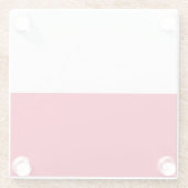 Polenflagge Glasuntersetzer (Rückseite)