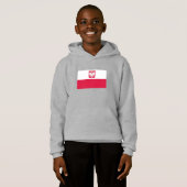 Polenflagge Hoodie (Vorne ganz)