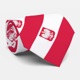 Polenflagge Krawatte