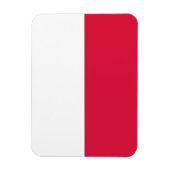 Polenflagge Magnet (Vertikal)