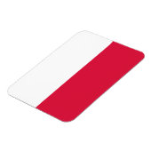 Polenflagge Magnet (Linke Seite)