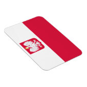Polenflagge Magnet (Rechte Seite)