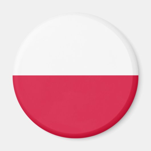 Polenflagge Magnet (Vorne)
