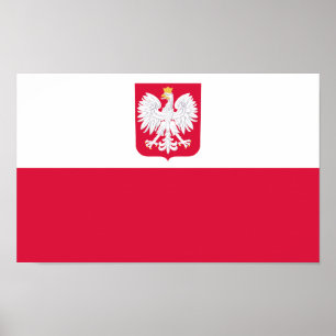 Polenflagge Poster