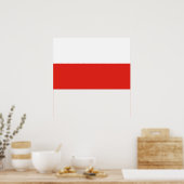 Polenflagge Poster (Küche)