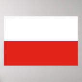 Polenflagge Poster (Vorne)
